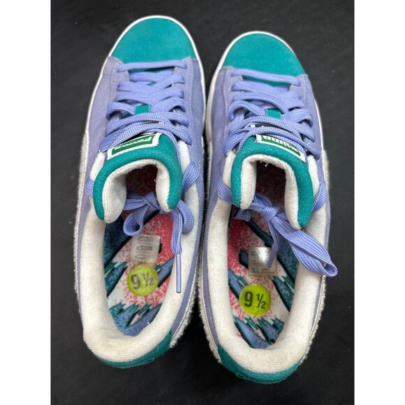 Puma Suede Fandom Lavender Sneakers Mens Size 9.5 - Picture 5 of 8